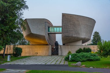 Slovakya Ulusal Ayaklanma Müzesi Banska Bystrica, Slovakya.