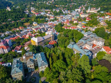 Banska Stiavnica, Slovakya Panorama Manzarası