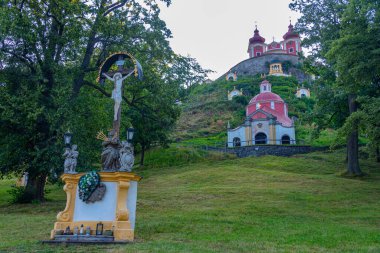 Banska Stiavnica 'daki süvariler gündüz gözlendi, Slovakya.IMAGE