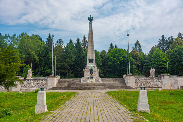Monument to the Soviet Army in Svidnik, Slovakia.IMAGE