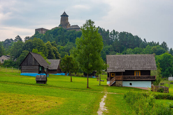 Музей Стара-Любовна под открытым небом в Словакии. IMAGE