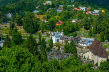Banska Stiavnica, Slovakya 'daki Piargska brana kapısı.