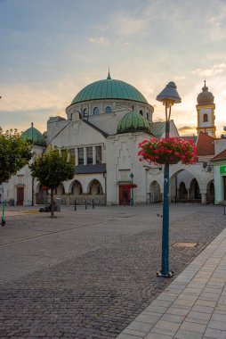 Trencin, Slovakya 'daki eski sinagog.