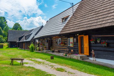 Podbiel, Slovakya 'da geleneksel halk mimarisi.
