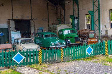 Pribylina, Slovakya 'daki Liptov Village Müzesi' nde teknoloji sergisi.