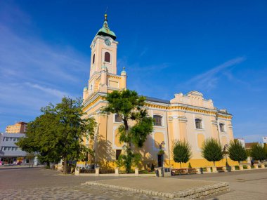 Topolcany, Slovakya 'da Bakire Meryem Varsayımı Kilisesi.