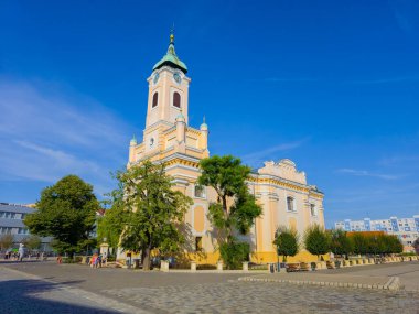 Topolcany, Slovakya 'da Bakire Meryem Varsayımı Kilisesi.