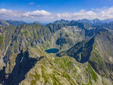 Slovakya 'da Nizne Terianske Pleso Gölü.