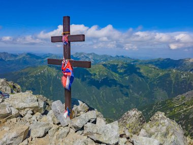 Slovakya 'da Krivan zirvesinde yaz günü.