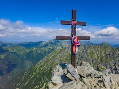 Slovakya 'da Krivan zirvesinde yaz günü.