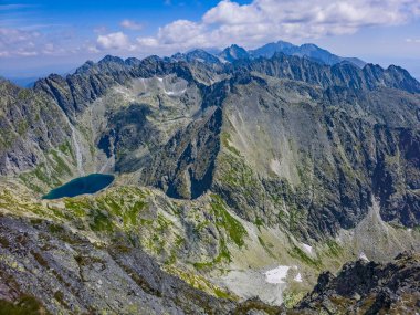 Slovakya 'da Nizne Terianske Pleso Gölü.