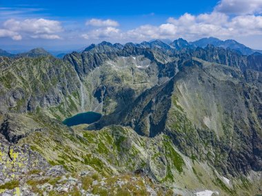Slovakya 'da Nizne Terianske Pleso Gölü.