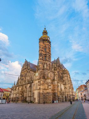 Kosice, Slovakya 'daki Aziz Elisabeth Katedrali.