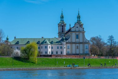 Krakow, Polonya 'daki antik Aziz Michael Başmelek Kilisesi.