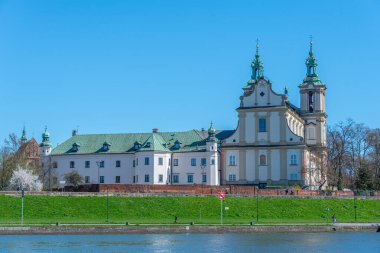 Krakow, Polonya 'daki antik Aziz Michael Başmelek Kilisesi.
