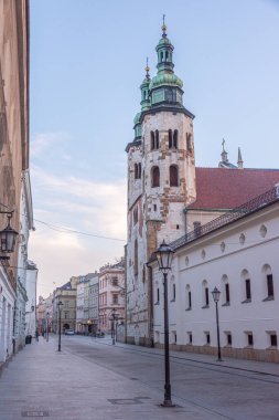 Krakow / Cracow 'daki Saint Andrew Kilisesi, Polonya...