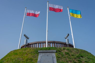 Kosciuszko Tepesi Polonya 'nın Krakow.IMAGE kasabasında