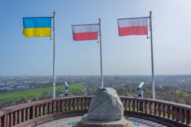 Kosciuszko Tepesi Polonya 'nın Krakow.IMAGE kasabasında