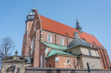 Polonya 'nın Krakow.IMAGE kasabasında Corpus Christi Bazilikası