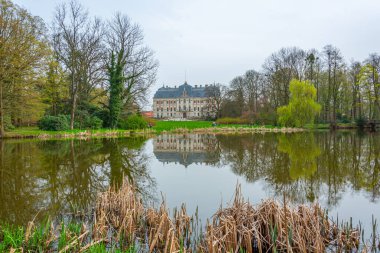 Pszczyna şatosunun Poland.IMAGE görünümü