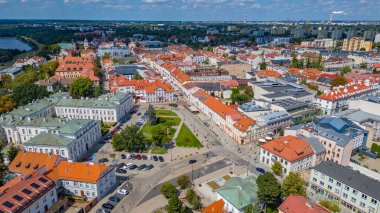 Plock, Poland.IMAGE 'in Panorama manzarası