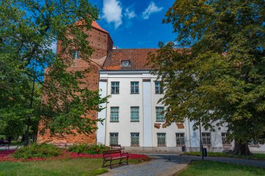 Plock, Poland.IMAGE 'deki Mazovia Dükü Kalesi