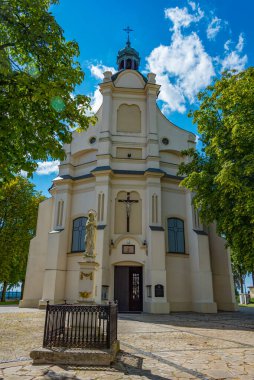 Aziz Bartholomew Katolik Kilisesi Plock, Poland.IMAGE Havarisi