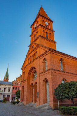 Torun 'daki Kutsal Üçleme Kilisesi, Poland.IMAGE