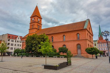 Torun 'daki Kutsal Üçleme Kilisesi, Poland.IMAGE