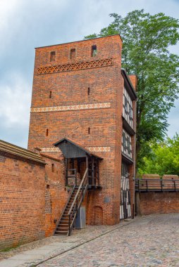 Poland.IMAGE 'deki Eğik Torun Kulesi