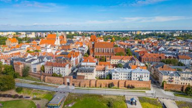 Torun 'un Poland.IMAGE' deki hava manzarası
