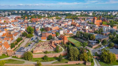 Torun 'un Poland.IMAGE' deki hava manzarası