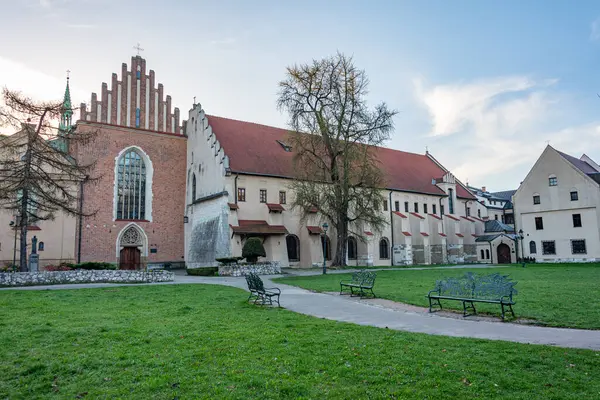 Krakow, Poland.IMAGE 'deki Assisi' li Fransisken Bazilikası