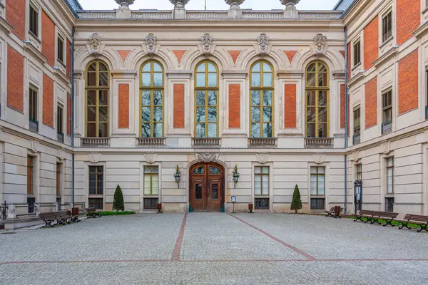 Pszczyna şatosunun Poland.IMAGE görünümü