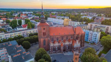 Slupsk, Poland.IMAGE 'in gündoğumu manzarası