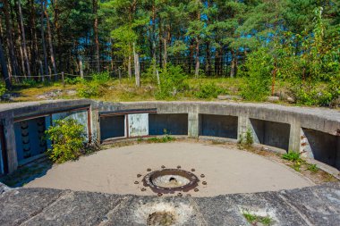 Polonya 'nın Ustka kentindeki Bunkry Bluchera askeri üssü