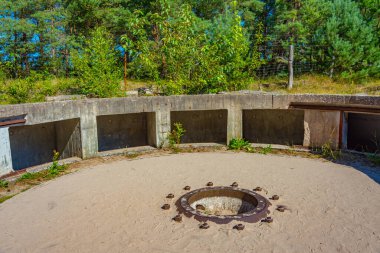 Polonya 'nın Ustka kentindeki Bunkry Bluchera askeri üssü