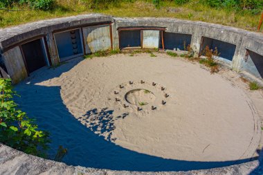 Polonya 'nın Ustka kentindeki Bunkry Bluchera askeri üssü