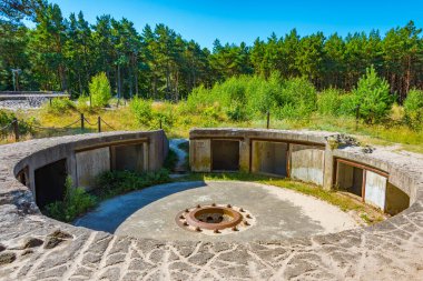 Polonya 'nın Ustka kentindeki Bunkry Bluchera askeri üssü