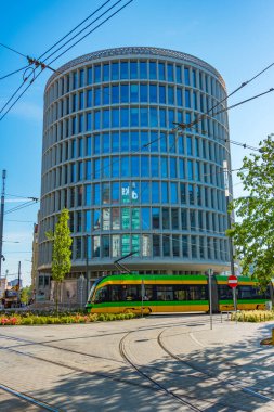 Poznan, Poland.IMAGE 'ın ortasında cam kubbe.