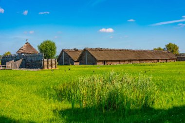 Poland.IMAGE Biskupin 'deki Arkeoloji Müzesi