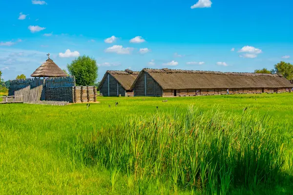 Poland.IMAGE Biskupin 'deki Arkeoloji Müzesi