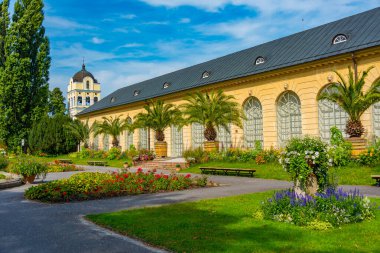 Varşova, Poland.IMAGE Wilanow Sarayı 'nda yaz günü.