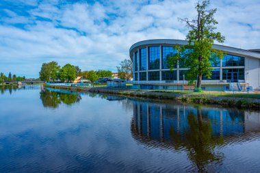 Çek Cumhuriyeti Ceske Budejovice 'de yüzme havuzu.