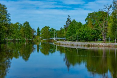 Malse 'nin Riverside' ı Ceske Budejovice, Çek Cumhuriyeti 'nden geçiyor.