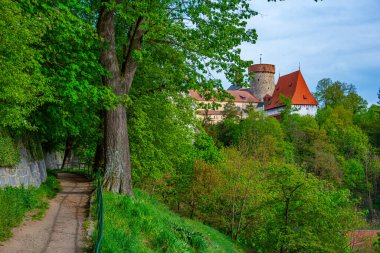 Kotnov kalesi ve Bechyne kapısı Tabor, Çek Cumhuriyeti 'nde.