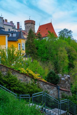 Kotnov kalesi ve Bechyne kapısı Tabor, Çek Cumhuriyeti 'nde.