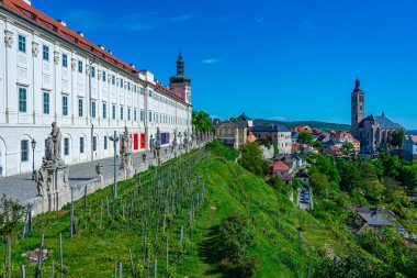 Çek Cumhuriyeti 'nde Kutna Hora' nın panorama görüntüsü.