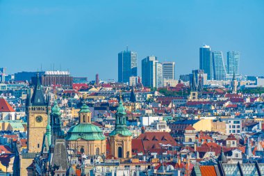 Pankrac 'ın Prag' daki Panorama görüşü, Çek Cumhuriyeti. IMAGE