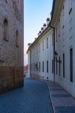 Çek Cumhuriyeti Prag Şatosu 'ndaki Jirska Caddesi.